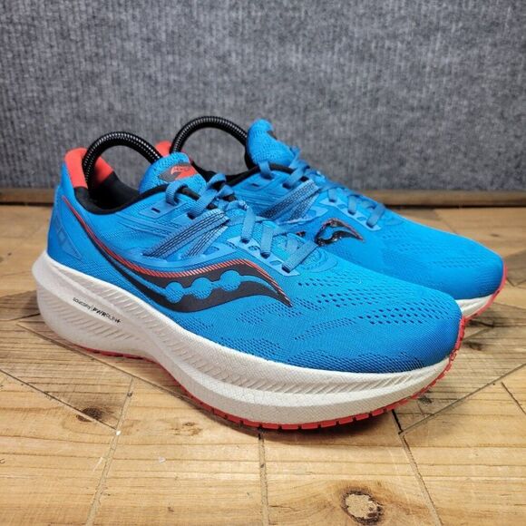 Saucony Triumph 20 Men's 8 Ocean Blue Redrock Running Shoes  US S20759-31 - Picture 1 of 11